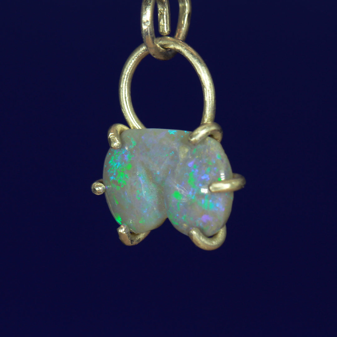 Blue Opal Booty charm - Once in a Blue Moon