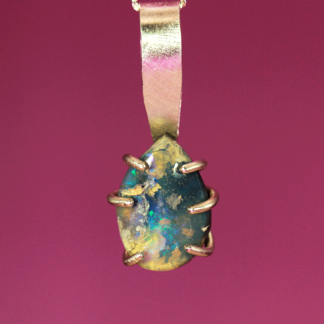 Dragon Egg Opal pendant