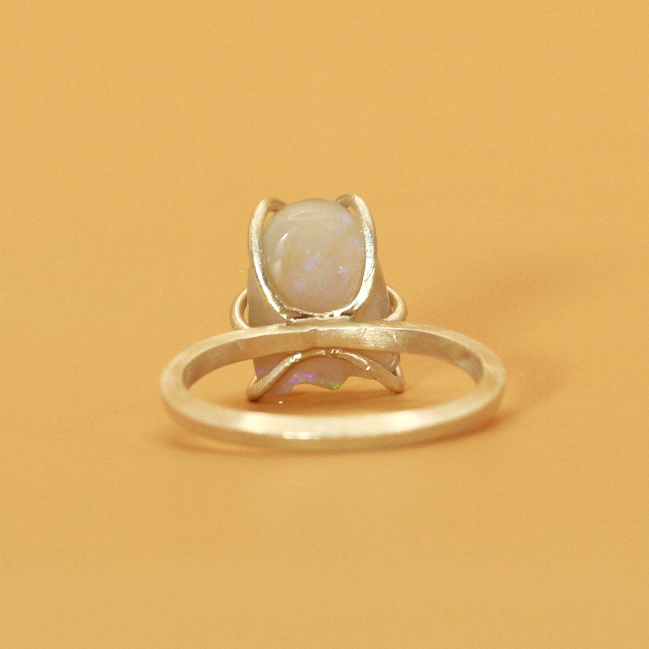 Purple Crystal Opal Ghost Ring (PAC MAN)