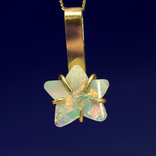 STAR opal pendant - Dancing with the Star