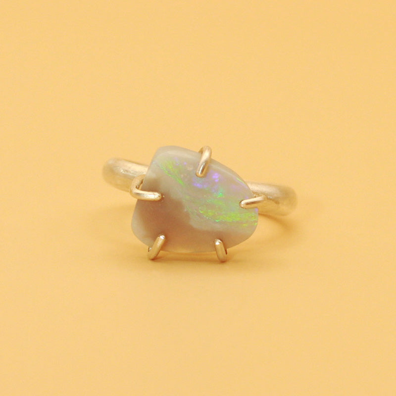 Pebble Opal Ring