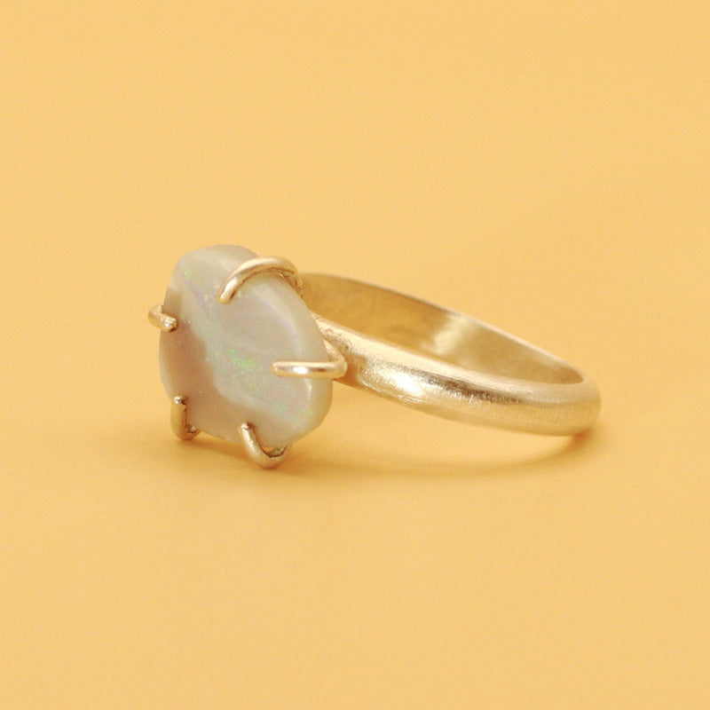 Pebble Opal Ring