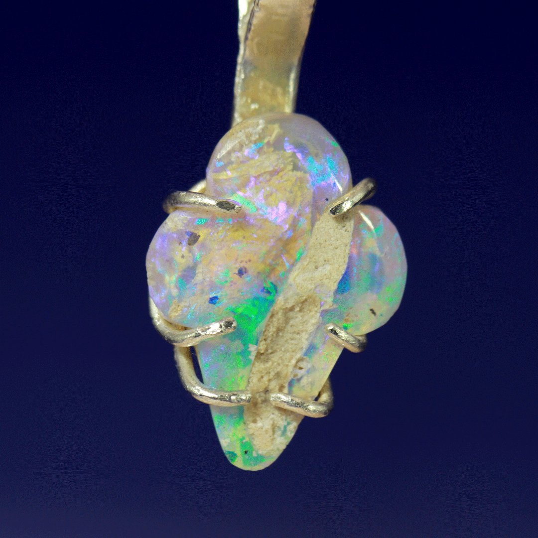 Ice Cream Opal pendant