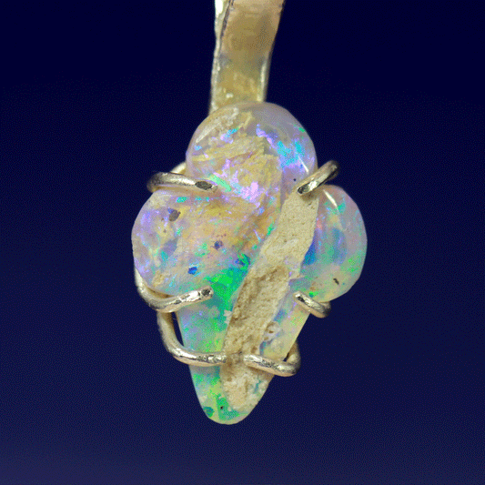Ice Cream Opal pendant