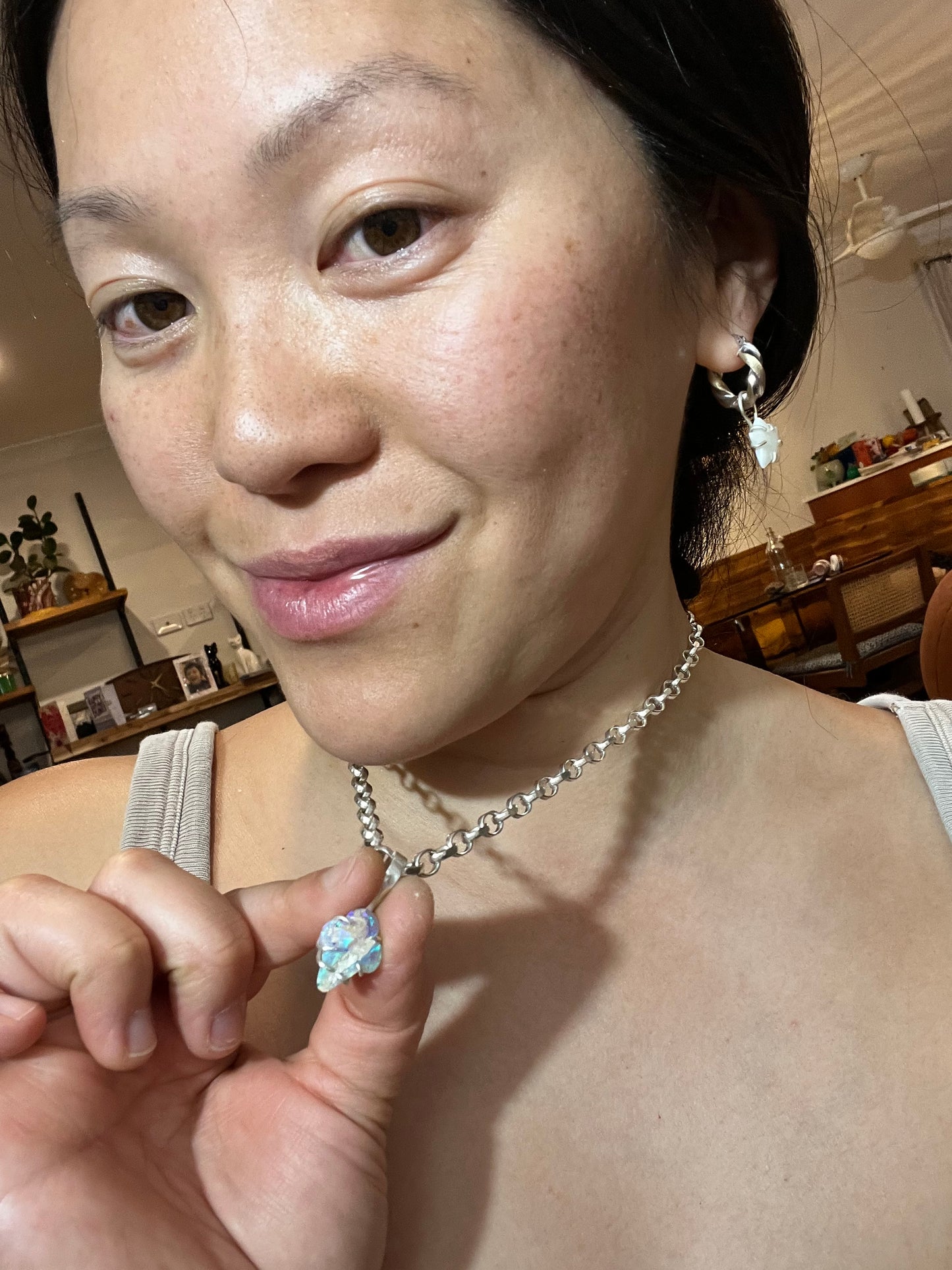 Ice Cream Opal pendant