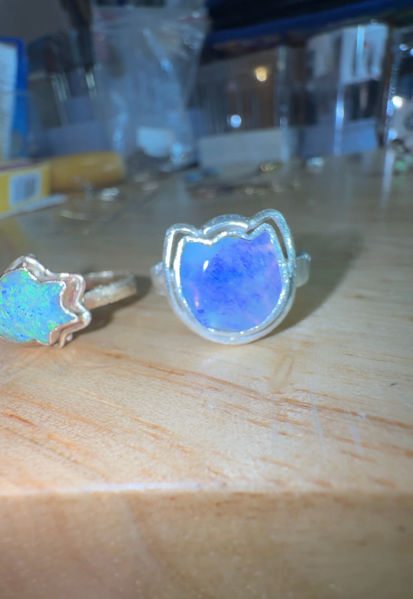 Wombat Purple Opal Ring
