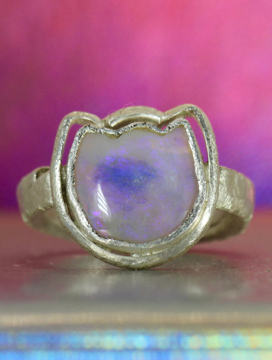Wombat Purple Opal Ring