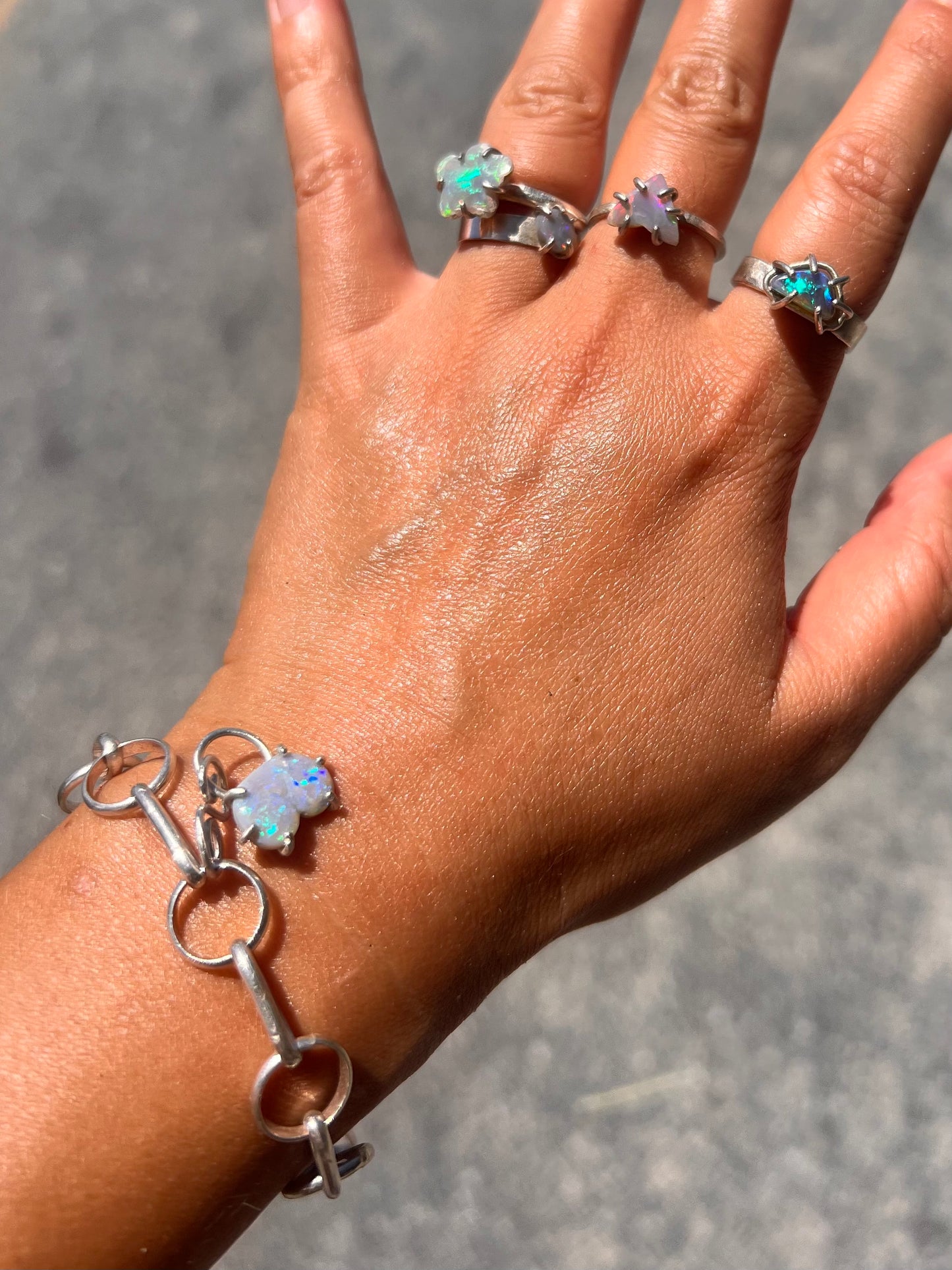 Blue Opal Booty charm - Once in a Blue Moon