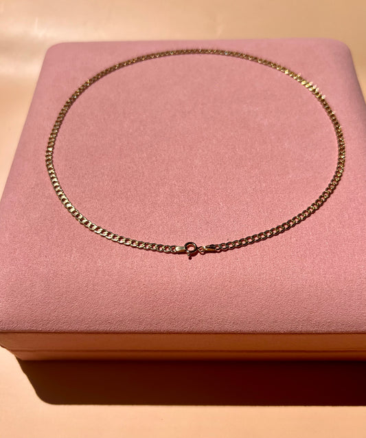 9ct Yellow Gold Curb Chain 45 x 3.3mm