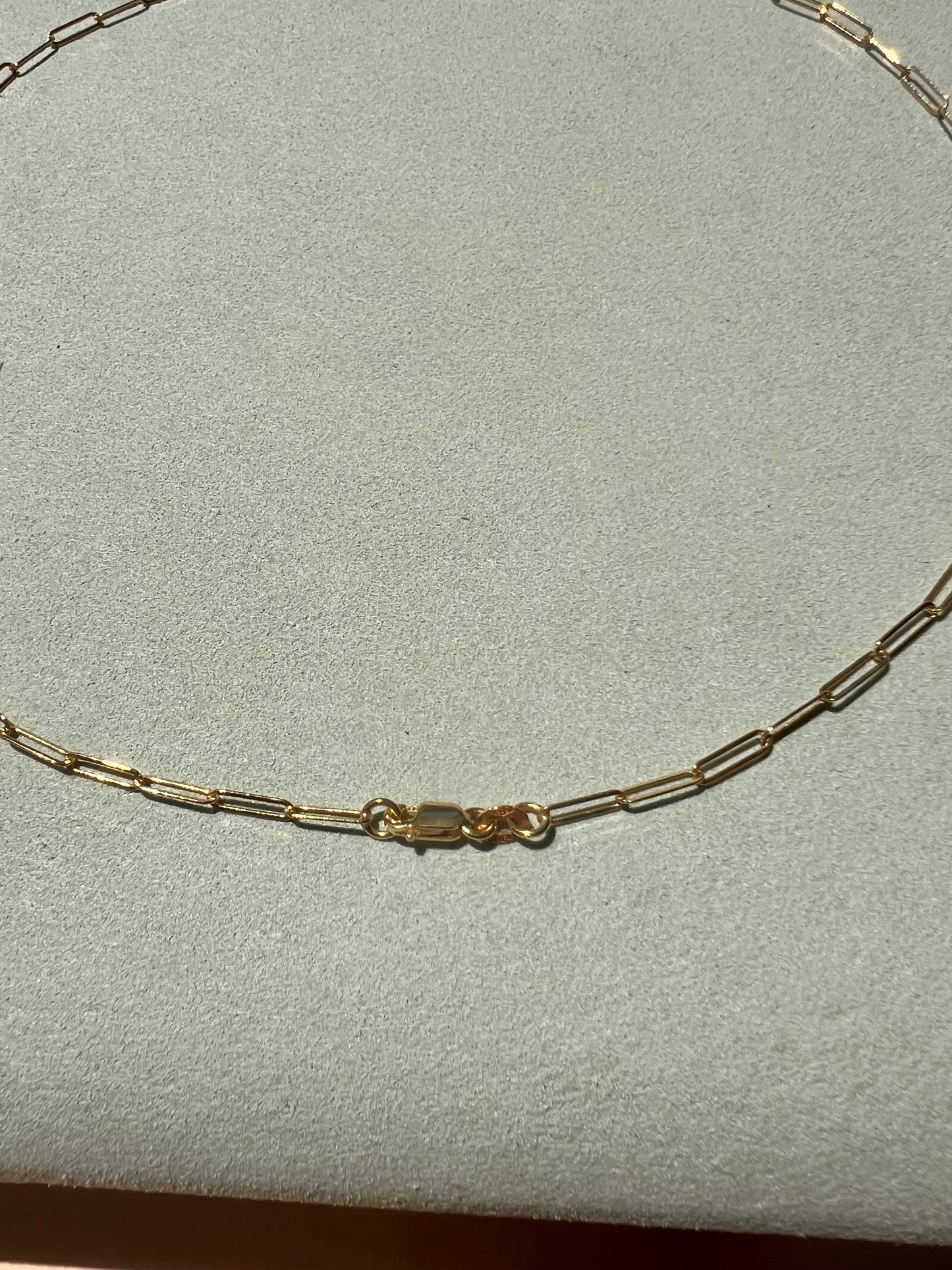 Paperclip Chain Solid 9ct yellow Gold Made in Italy