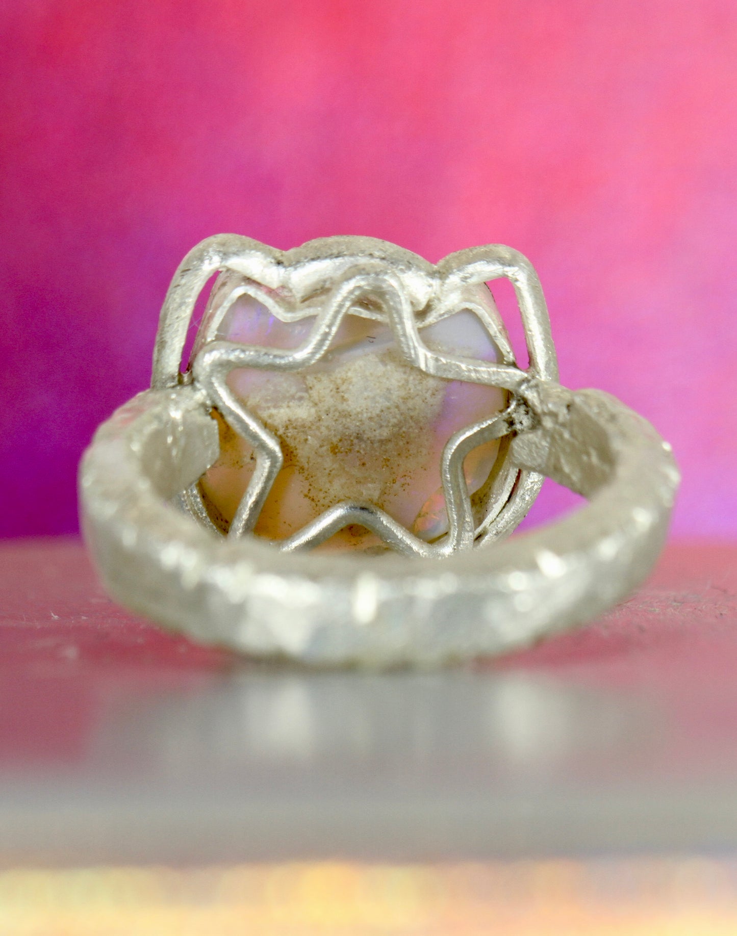 Wombat Purple Opal Ring