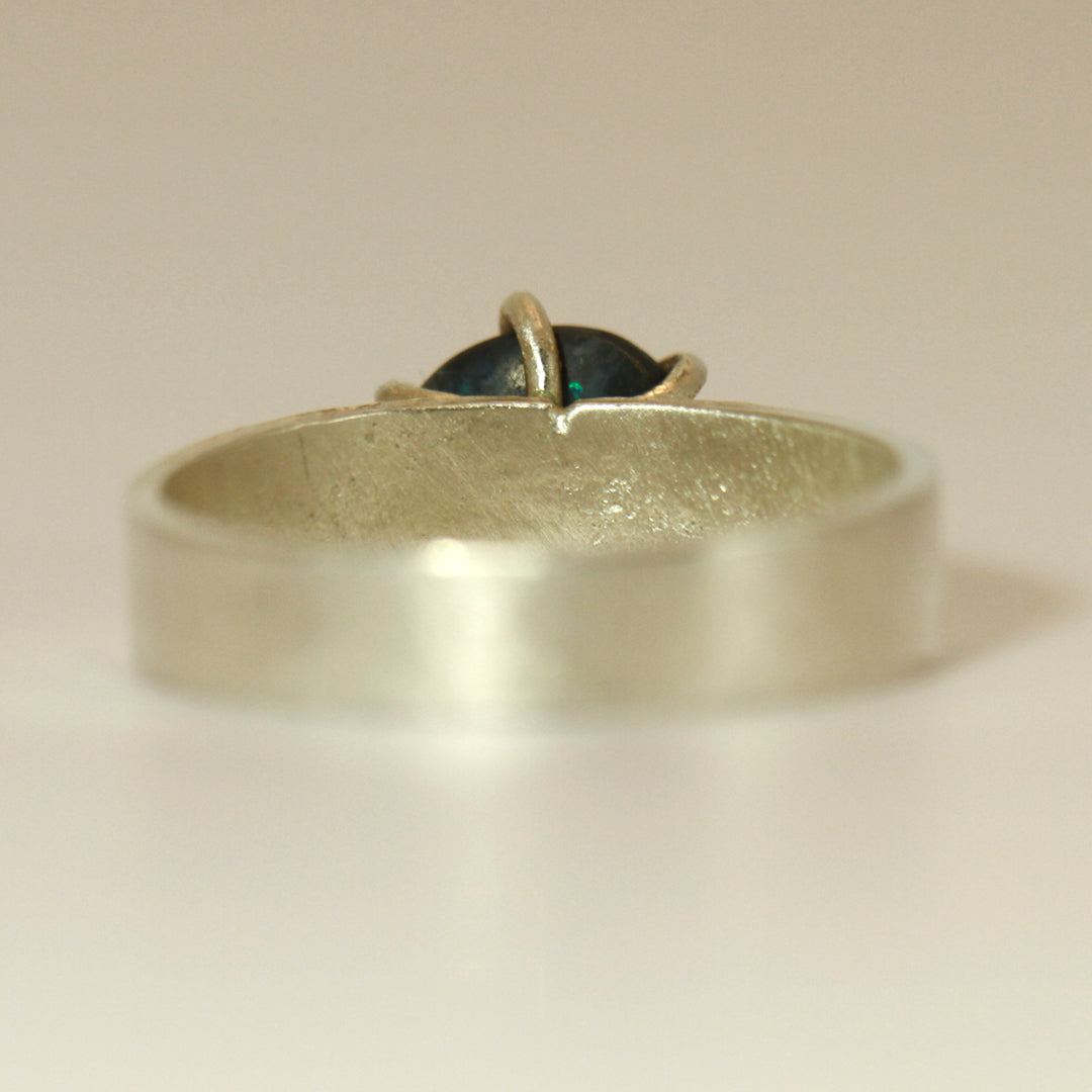 Opal ring - Sunset on the Sea Biscuit