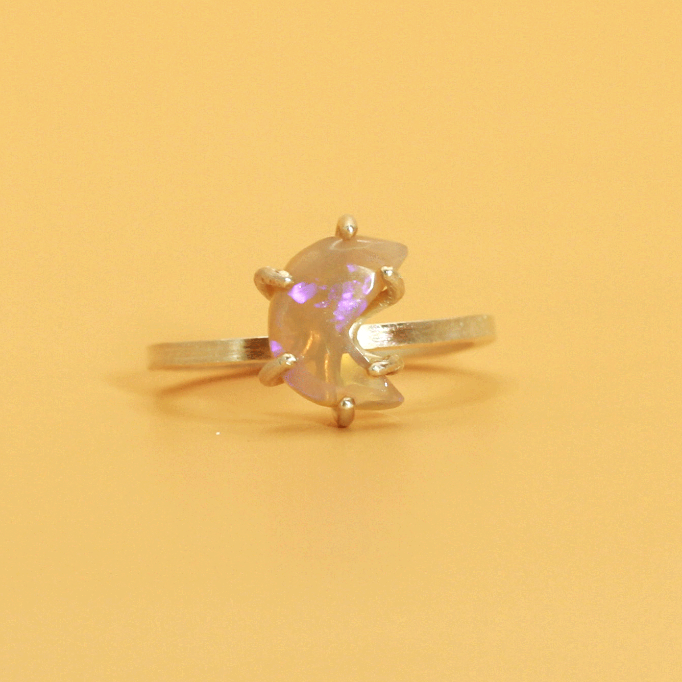 PAC MAN opal ring