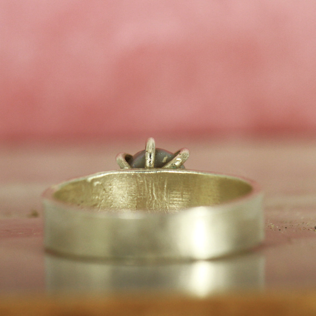 Opal ring - Rainbow Sparkle Dust