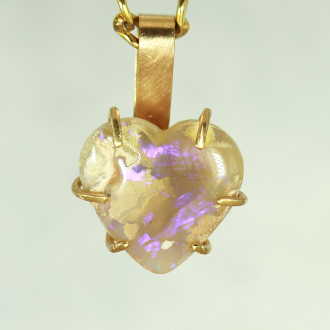 From the Bottom of my Heart opal pendant