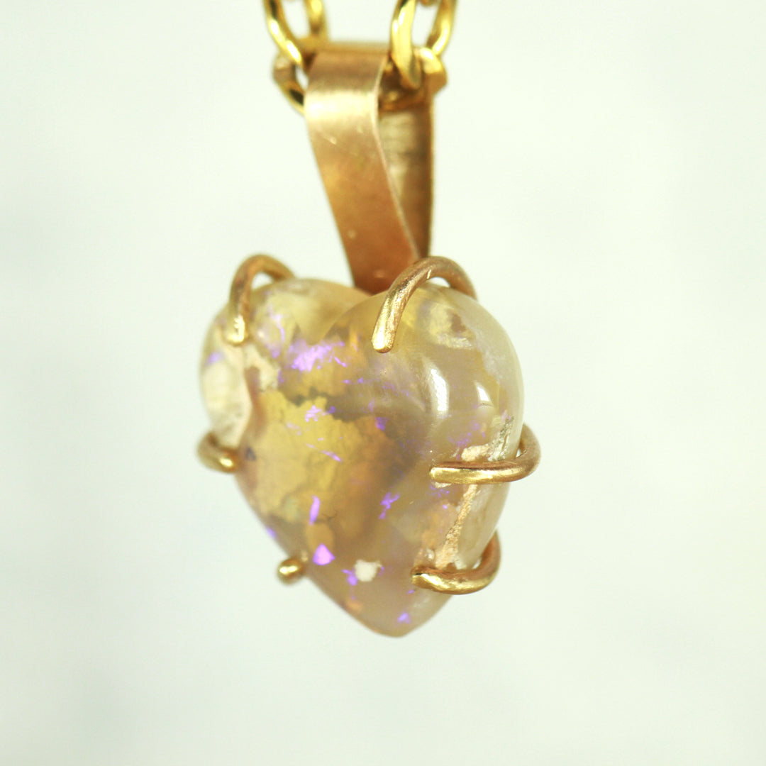 From the Bottom of my Heart opal pendant
