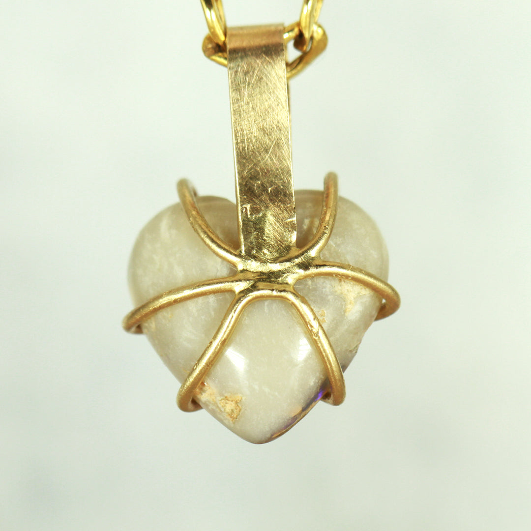 From the Bottom of my Heart opal pendant