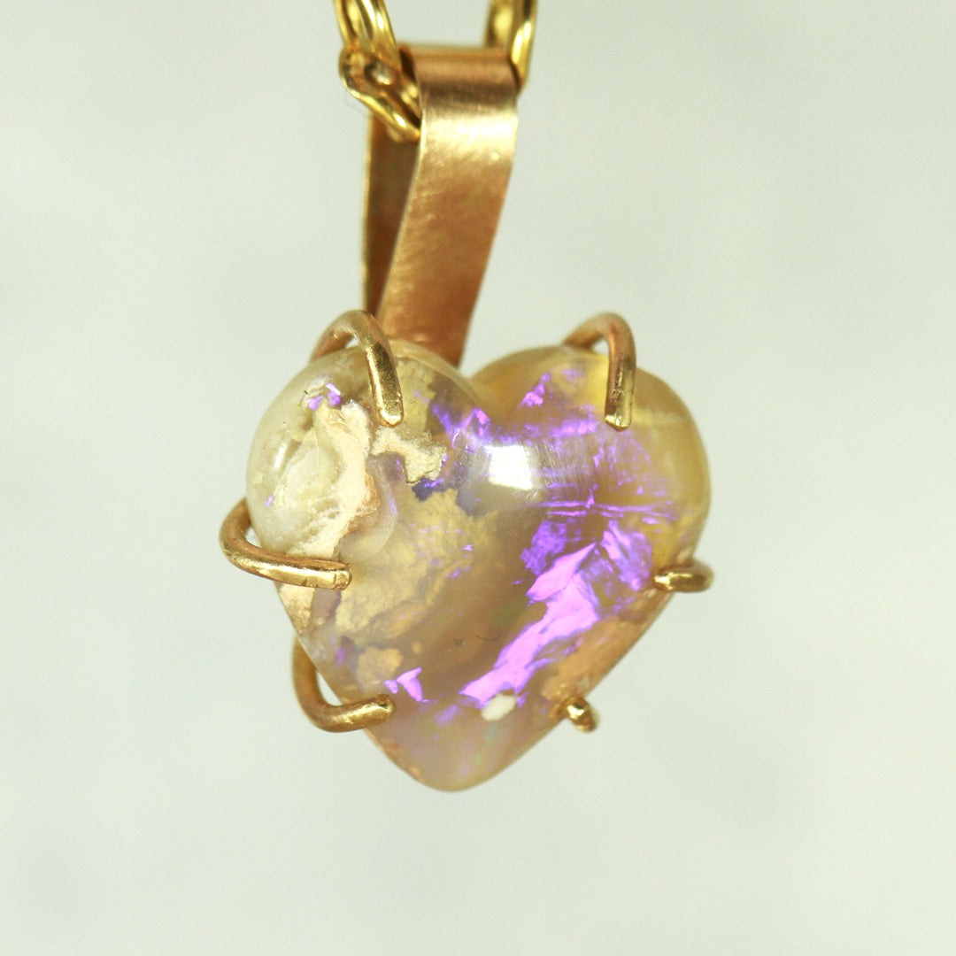 From the Bottom of my Heart opal pendant