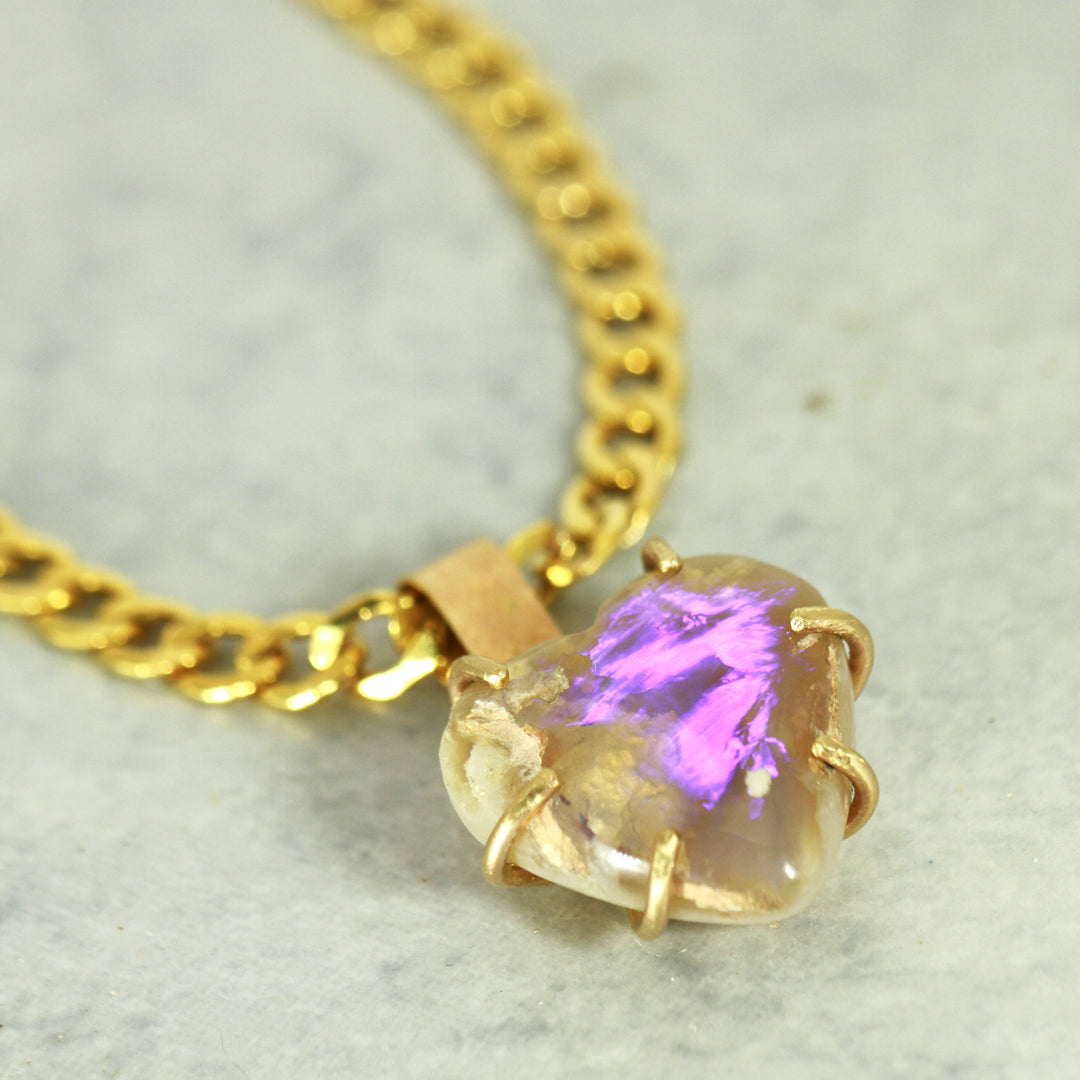 From the Bottom of my Heart opal pendant