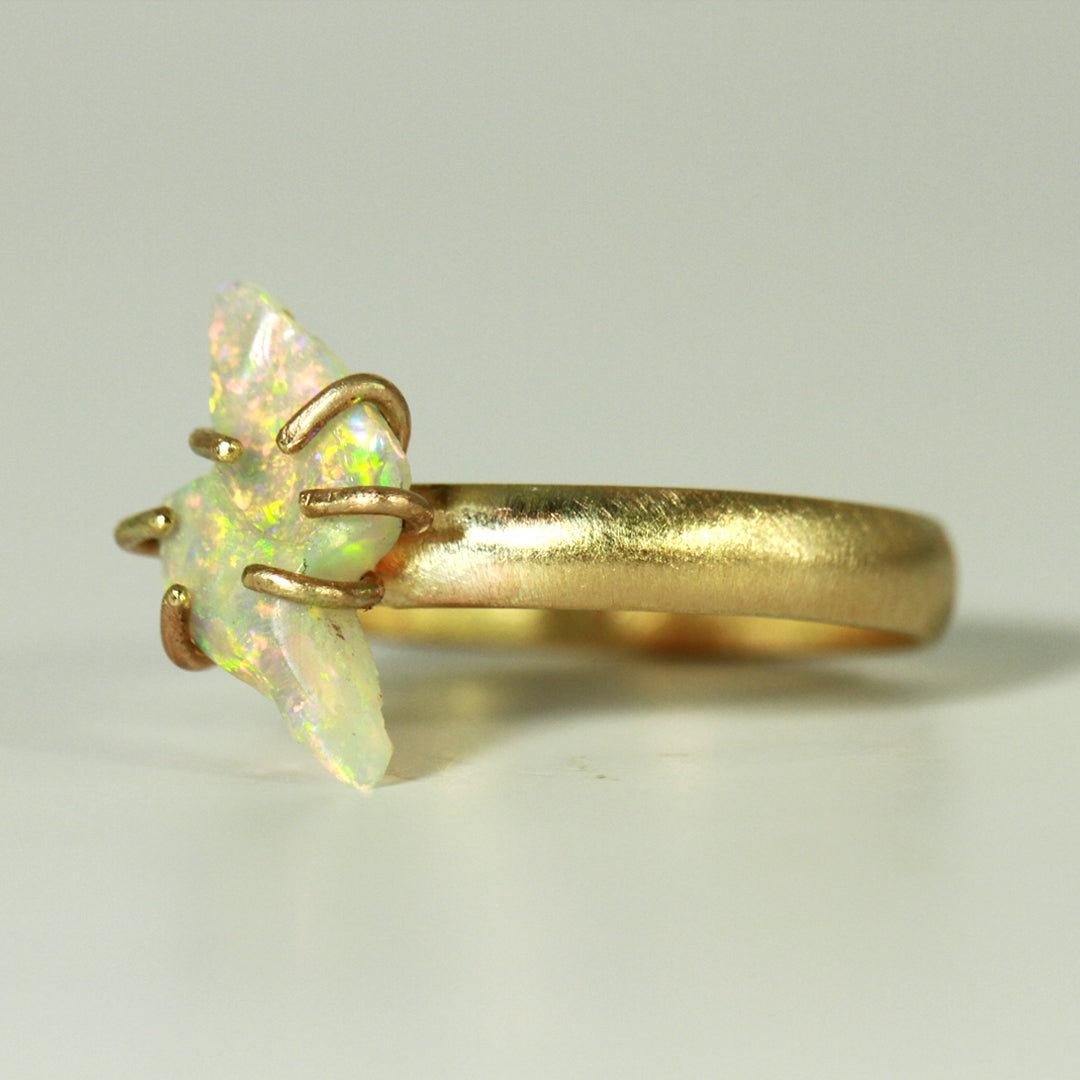 Zeus Lightning opal ring