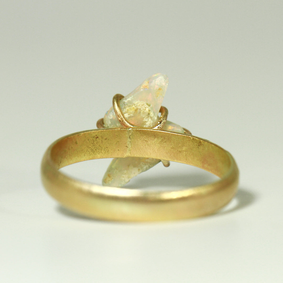Zeus Lightning opal ring