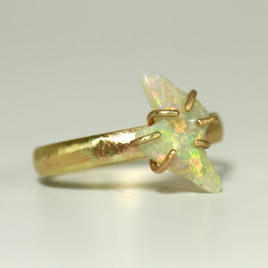Zeus Lightning opal ring