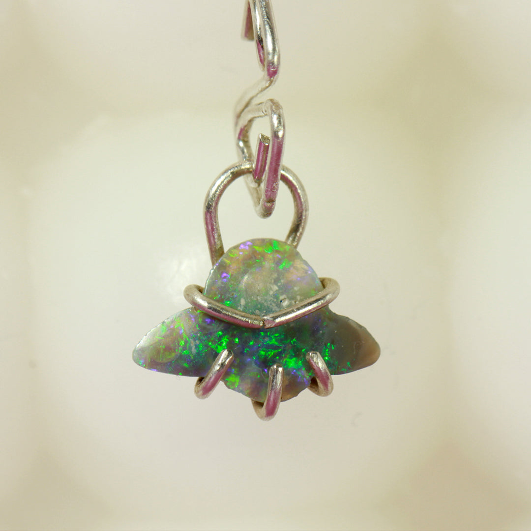 UFO Opal Charm