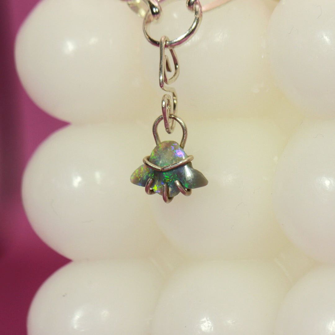 UFO Opal Charm