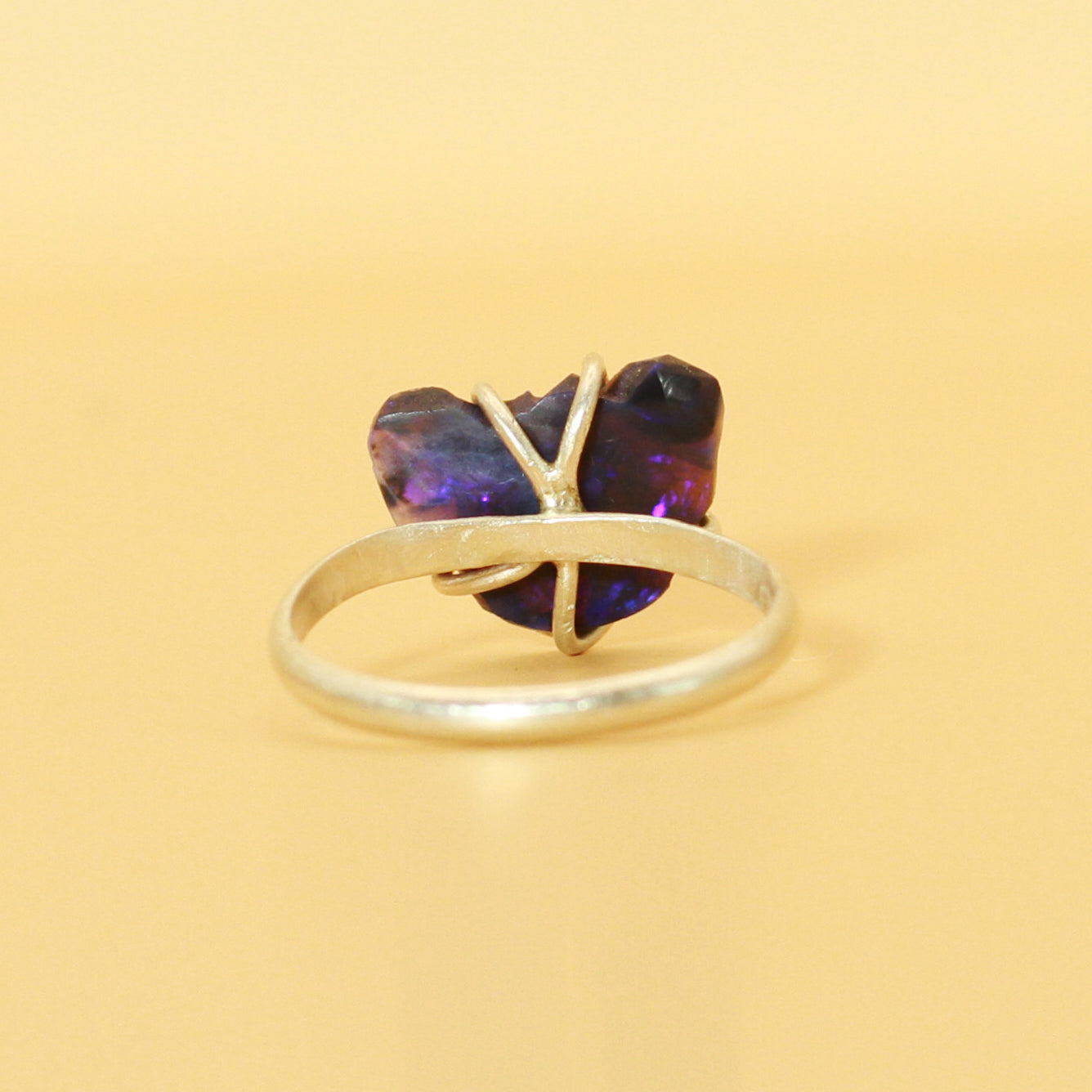 The Black Opal Koala ring