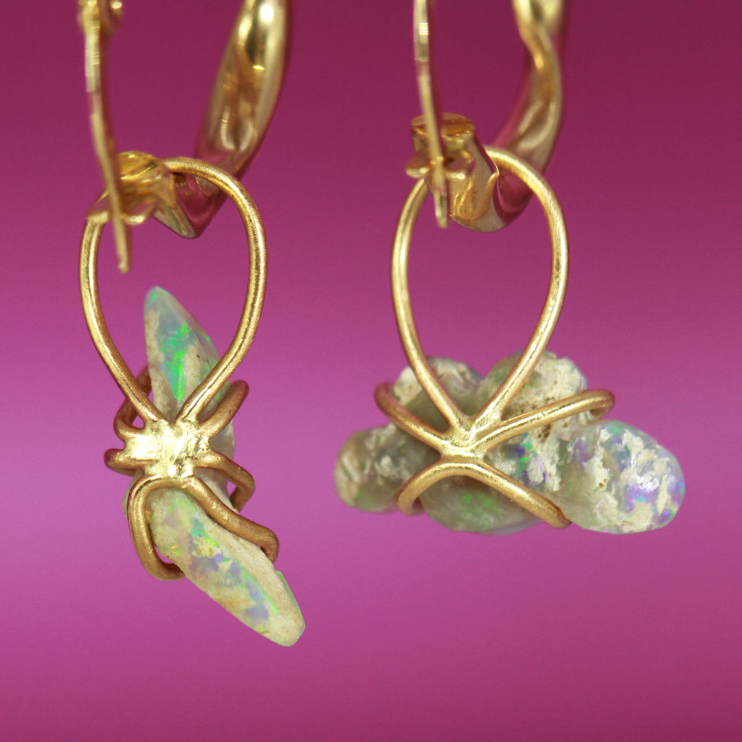 Thunder Lightning Opal Charms