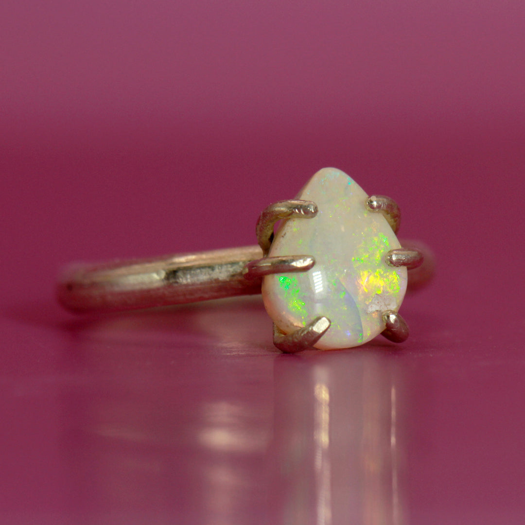 The Droplet opal ring