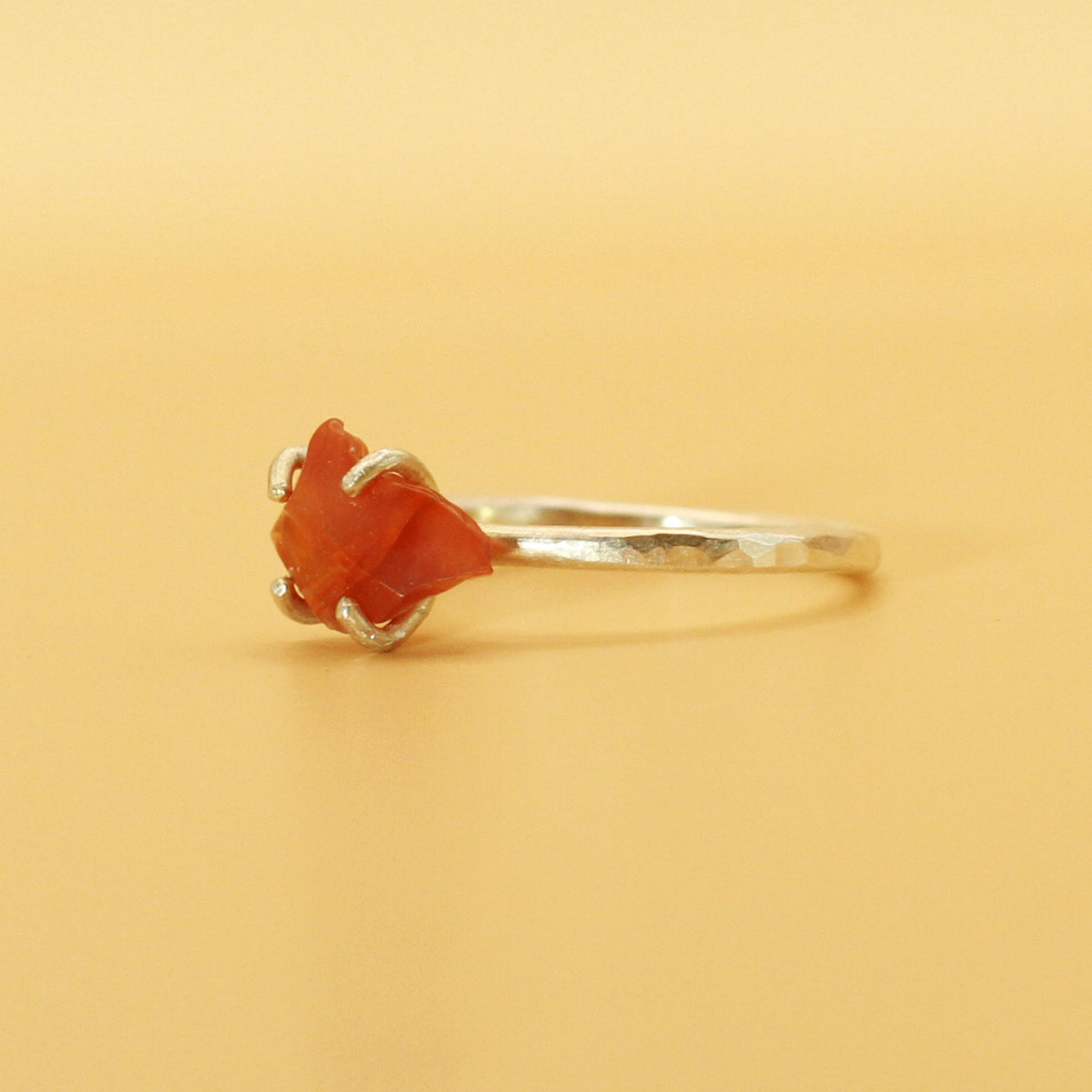 The Flame thrower gemstone ring