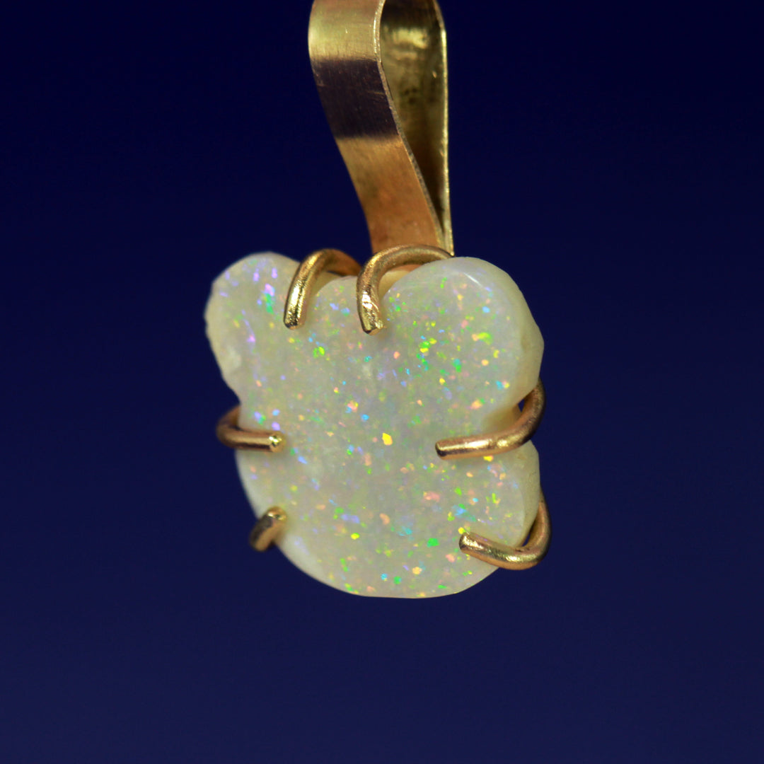 Bear opal pendant