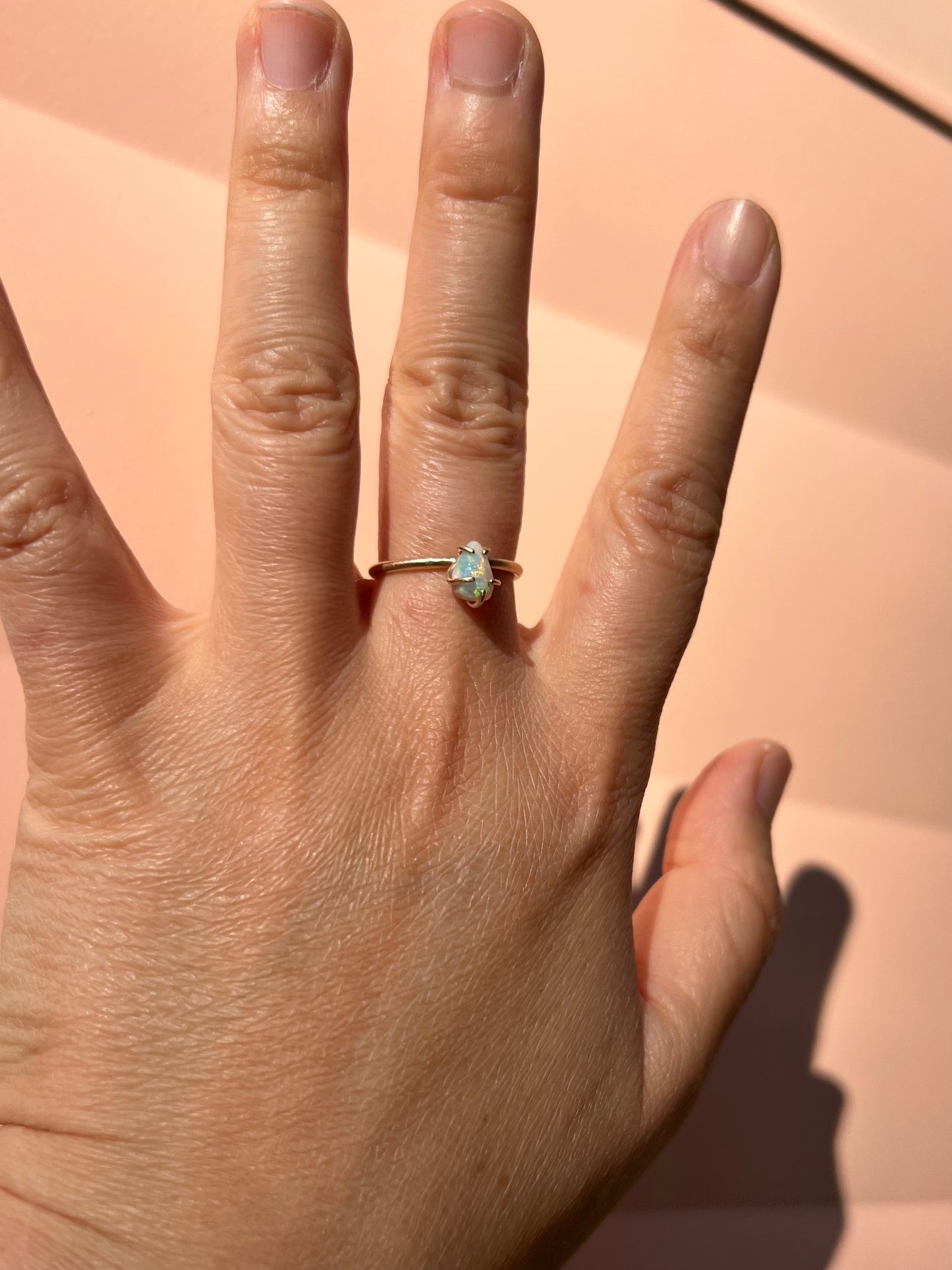 The 𝒫𝒶𝓈𝓉ℯ𝓁 𝐃𝐫𝐢𝐛𝐛𝐥𝐞𝐭 Opal ring (Solid 9ct GOLD)