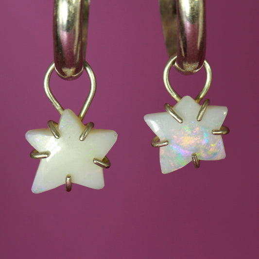 The Twinkle Twins Star Opal charms