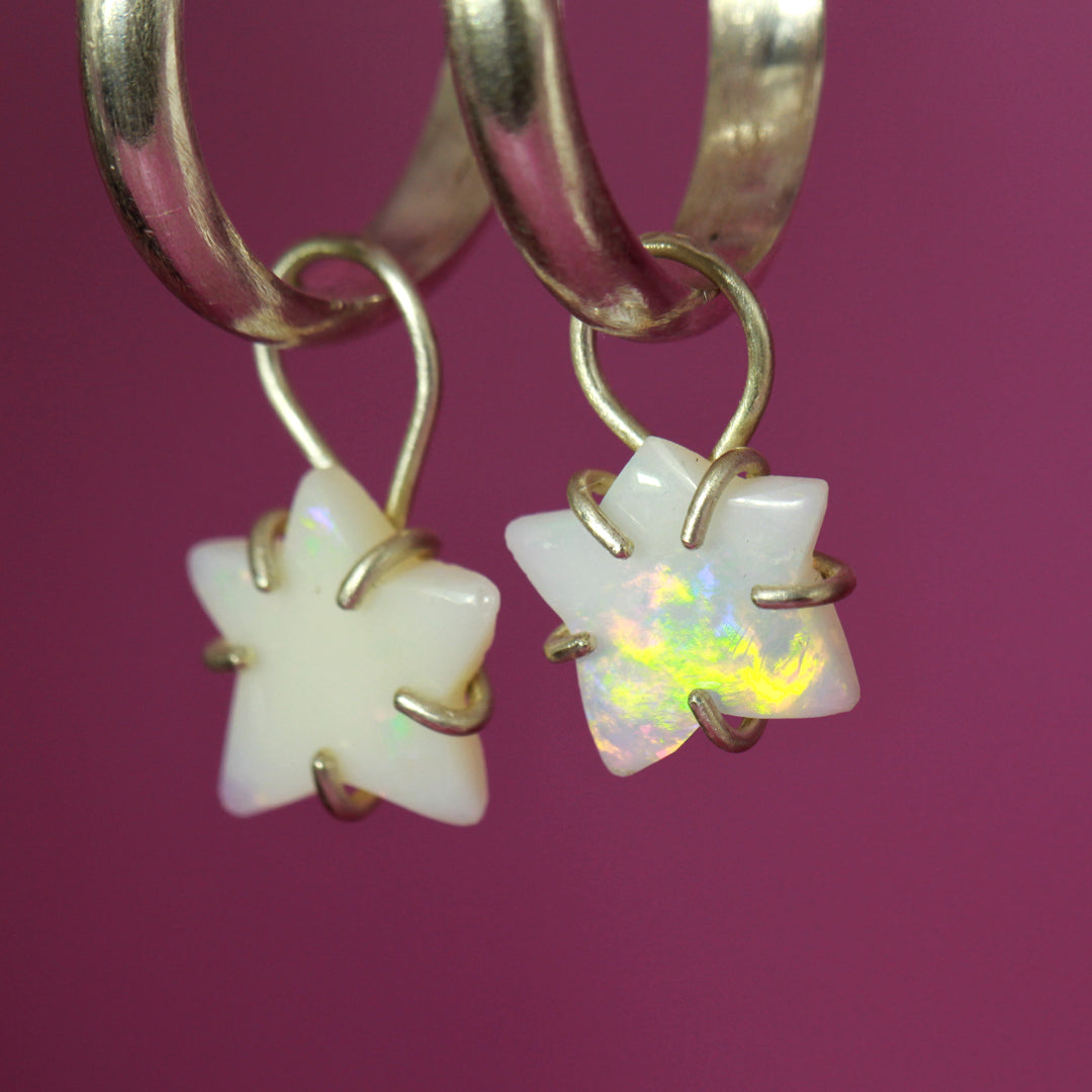 The Twinkle Twins Star Opal charms