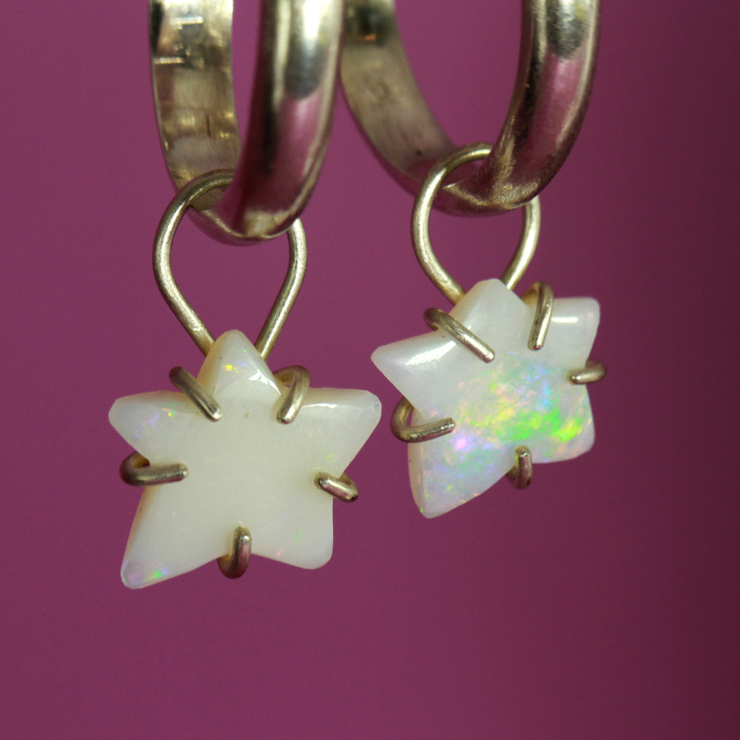 The Twinkle Twins Star Opal charms