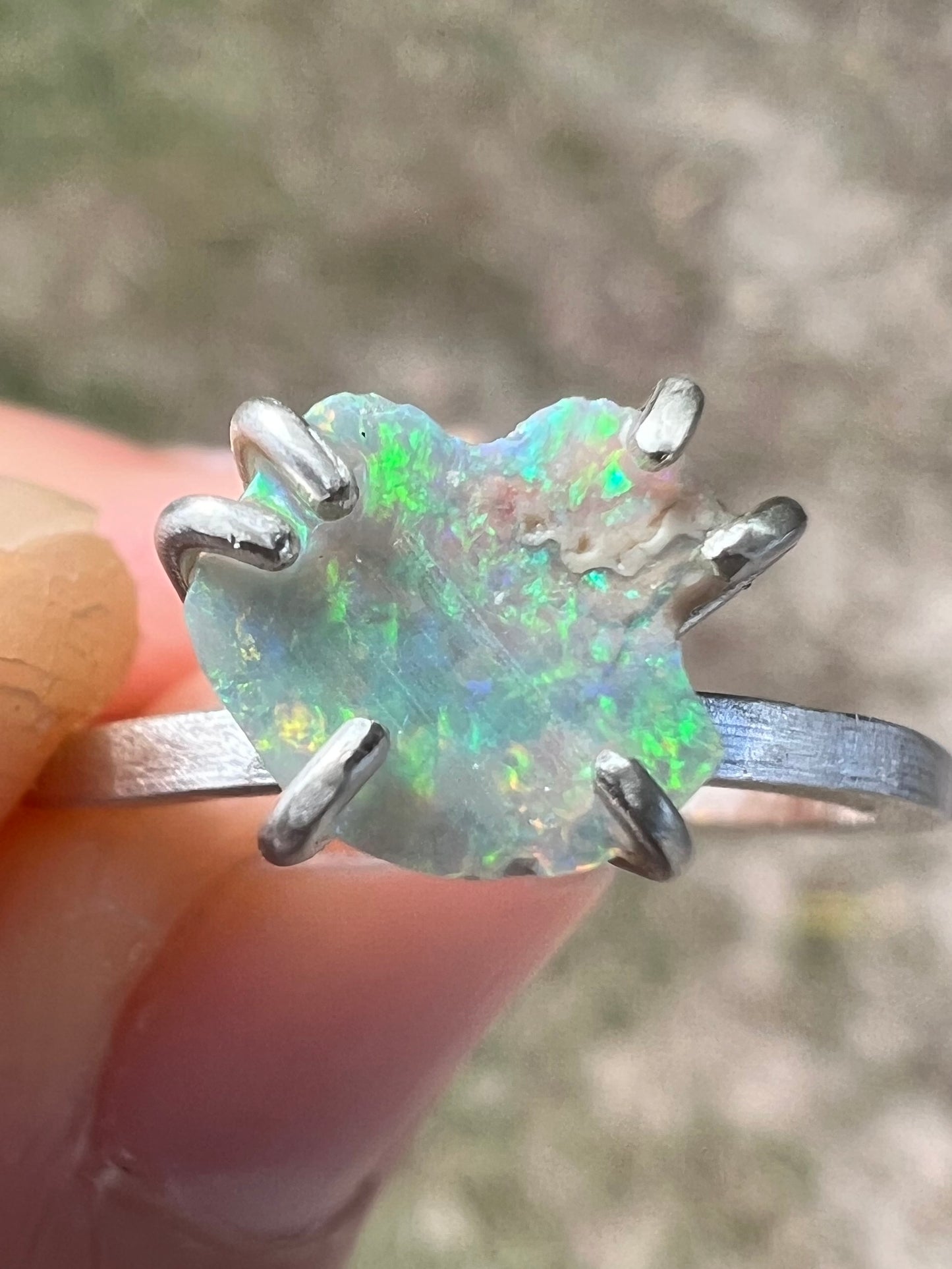 The Forbidden Apple Opal ring