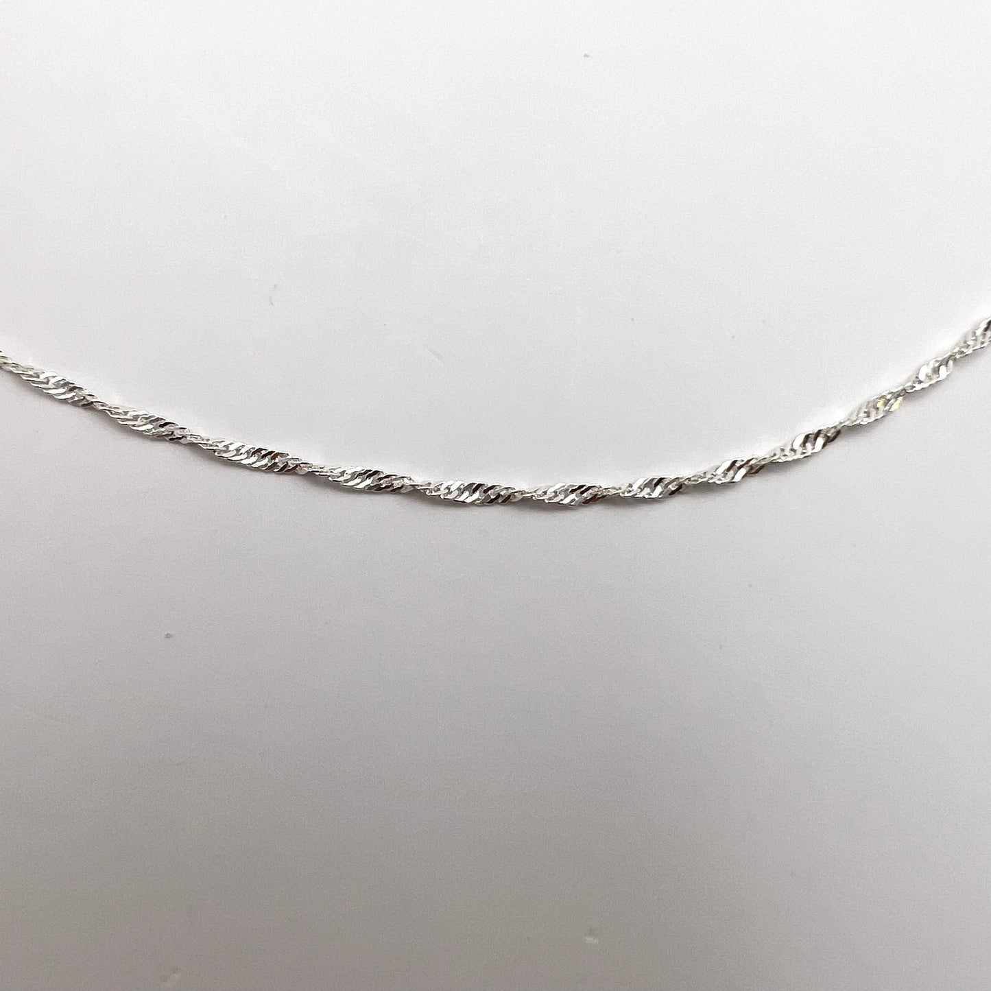 MADE in ITALY Twisted Curb Chain (Recycled sterling silver 925)