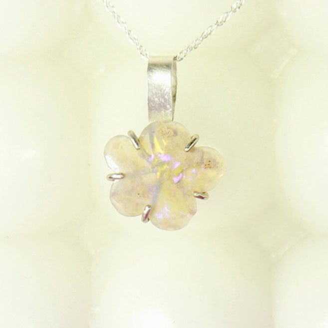 ✿ Mod Flower ✿ crystal opal pendant