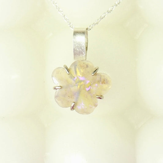 ✿ Mod Flower ✿ crystal opal pendant