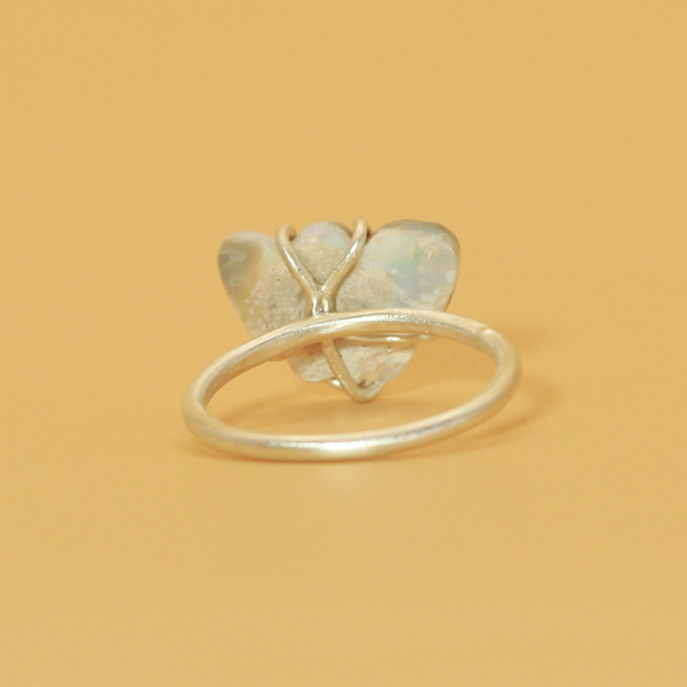 The Koala opal ring (grey)