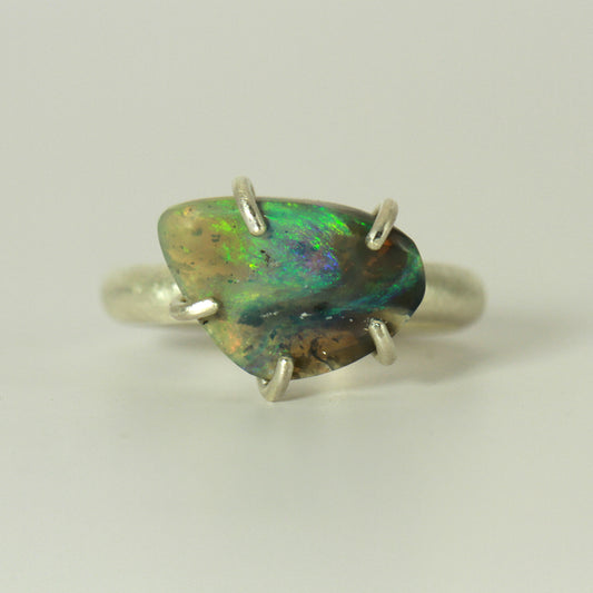 The Starry Night Opal Ring