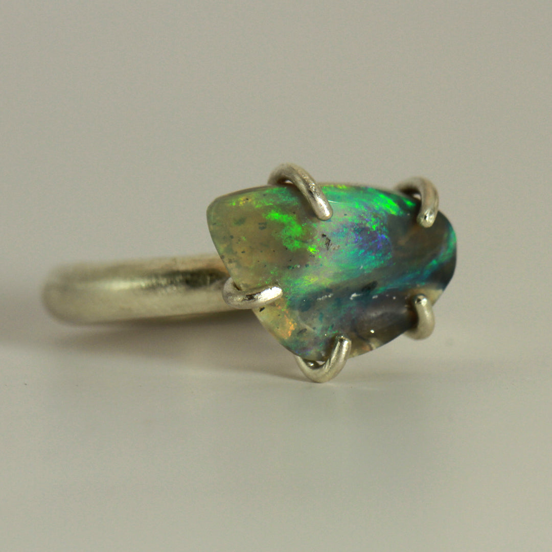 The Starry Night Opal Ring