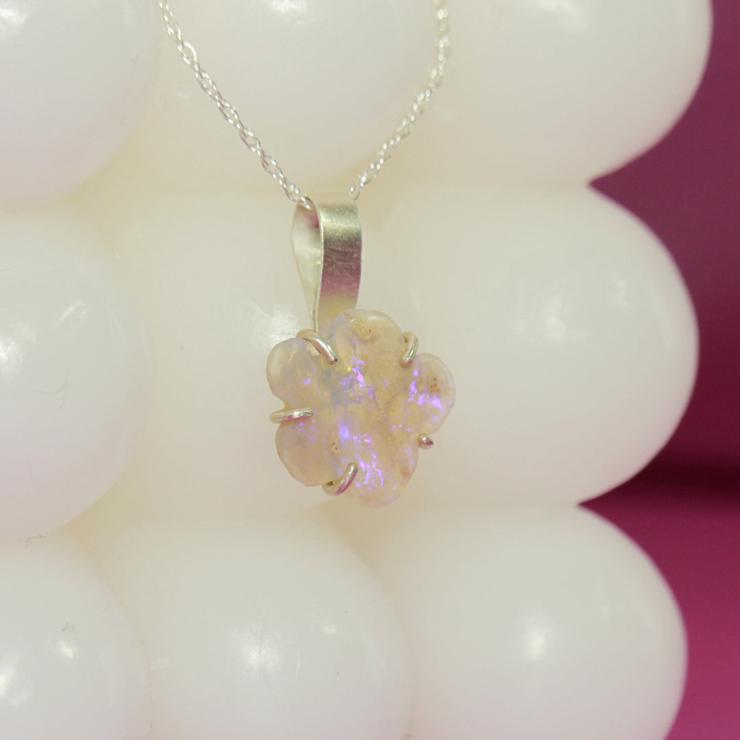 ✿ Mod Flower ✿ crystal opal pendant