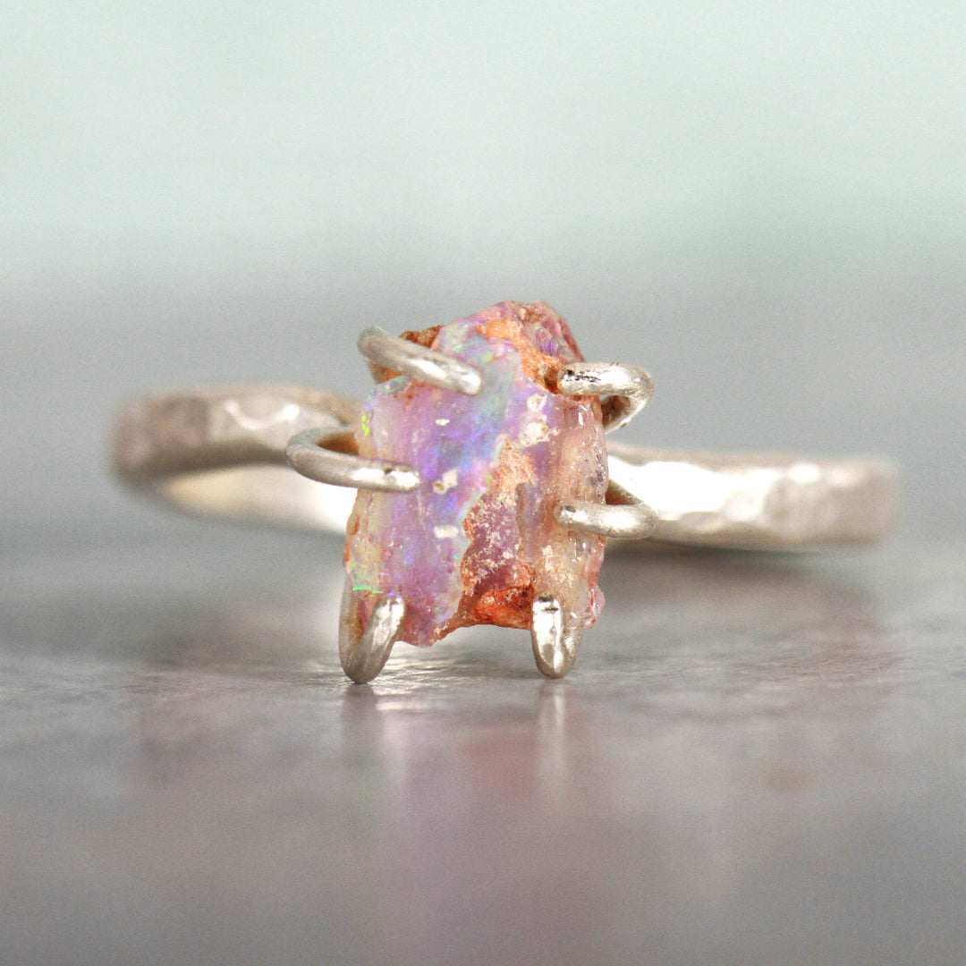 Rocky Road Rough Opal ring