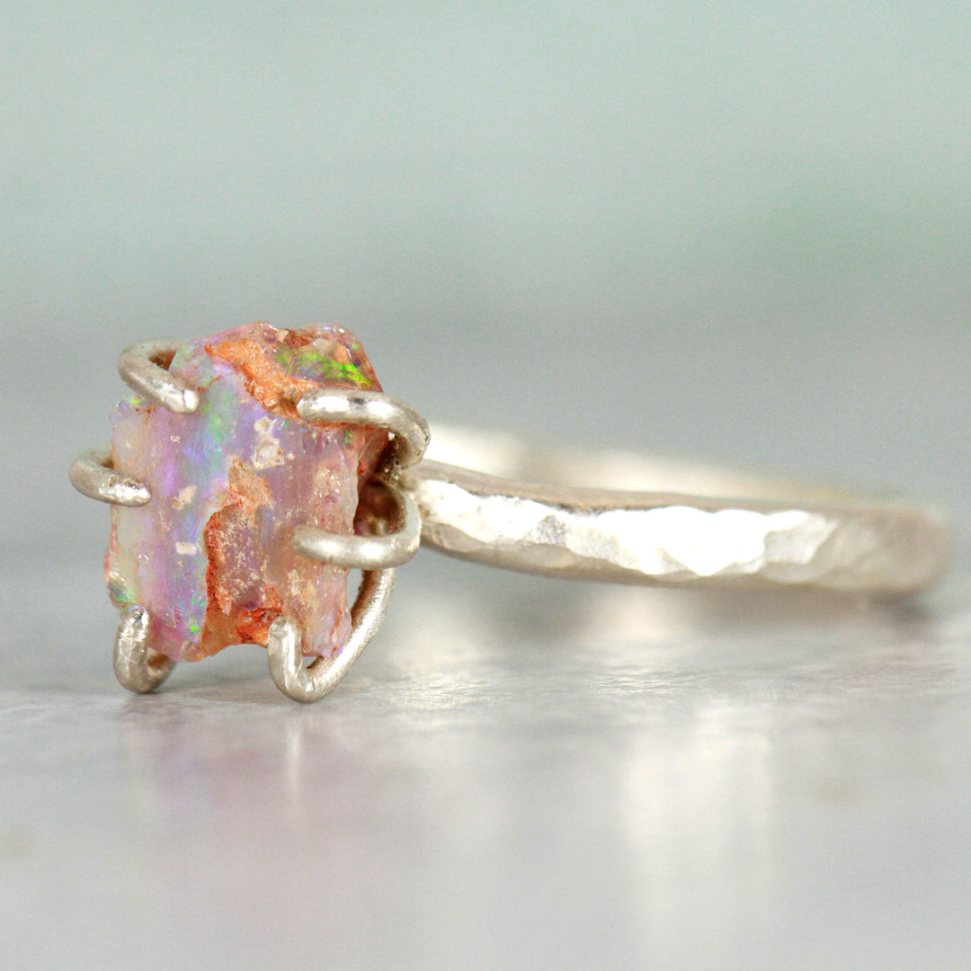 Rocky Road Rough Opal ring