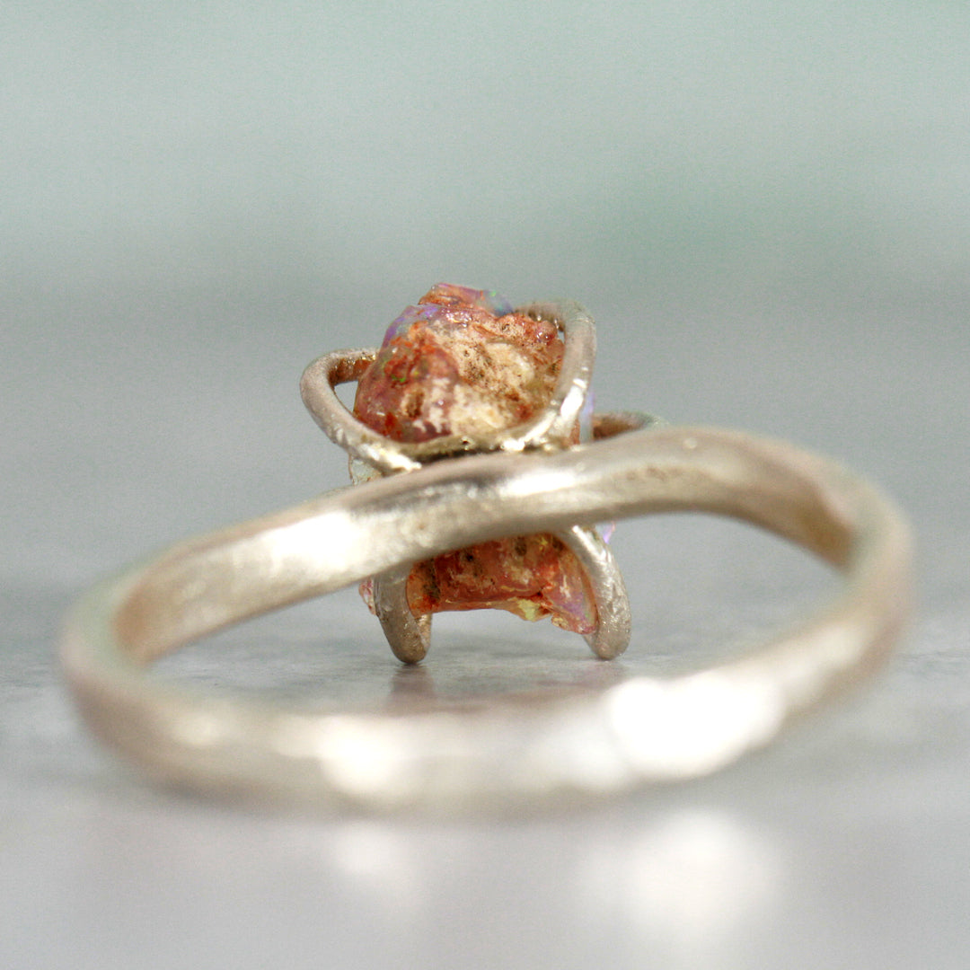 Rocky Road Rough Opal ring