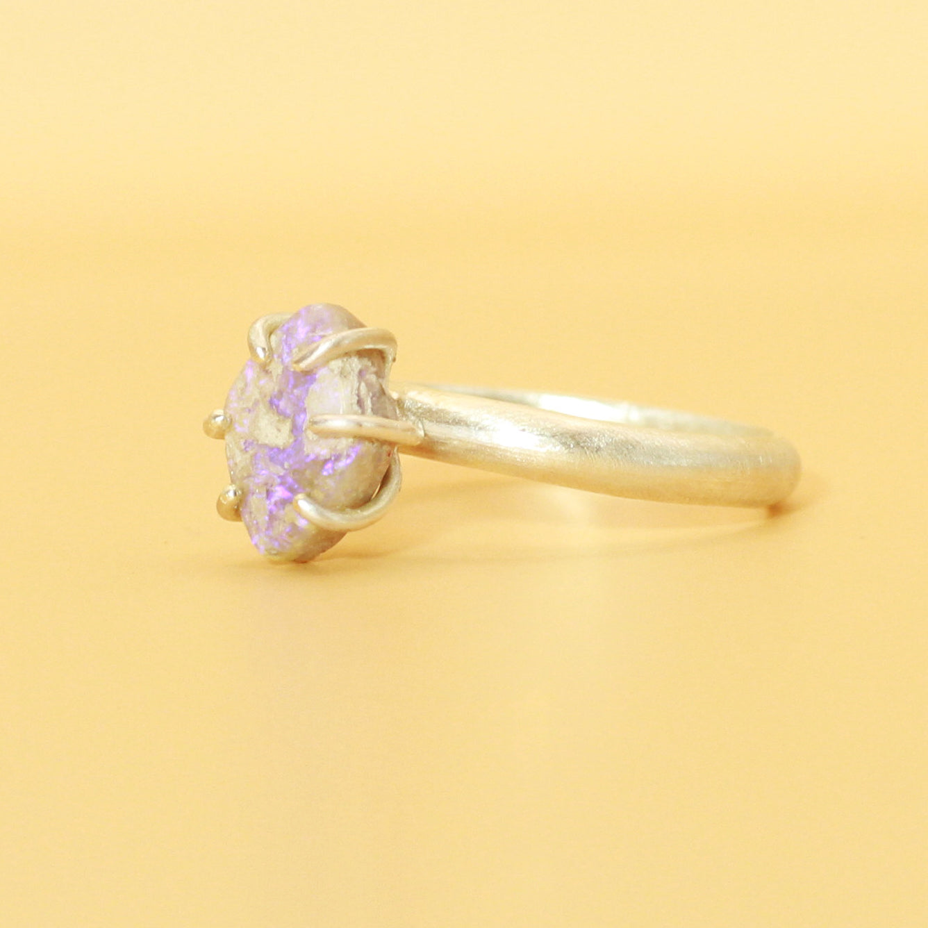 The diamond shaped Opal ring