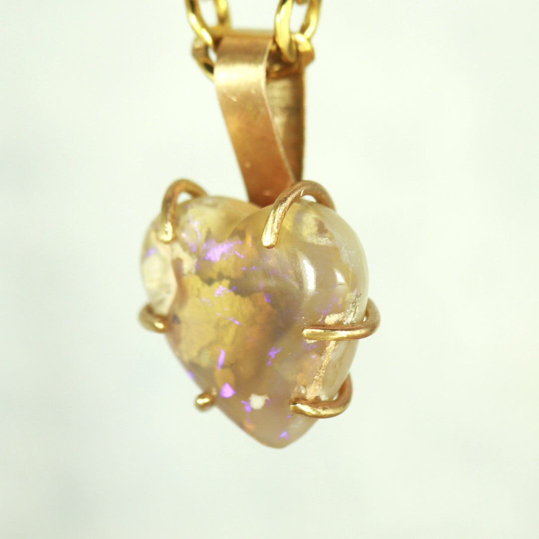 From the Bottom of my Heart 💜 opal pendant